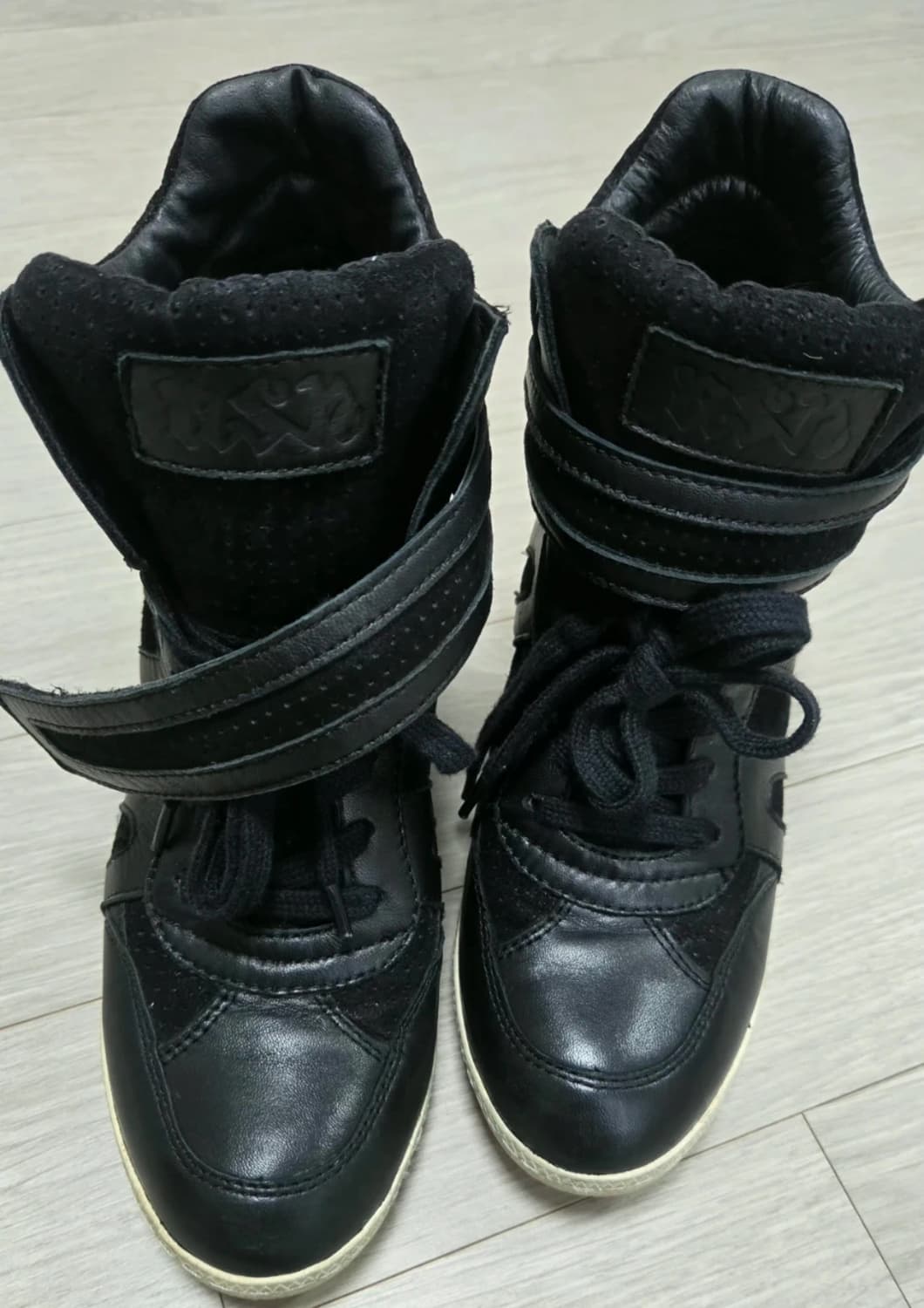 Ash 아쉬 레더 스웨이드 웨지힐스니커즈 39 상품이미지2