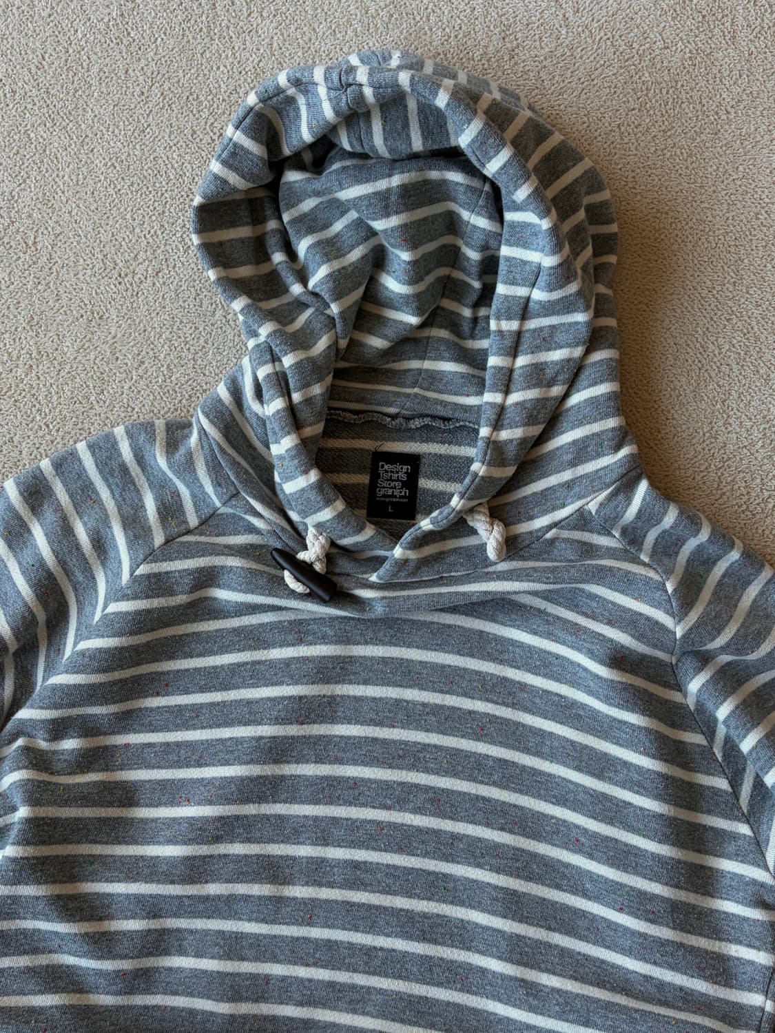 그라니프 스트라이프 네프 스웻후드 상품이미지1