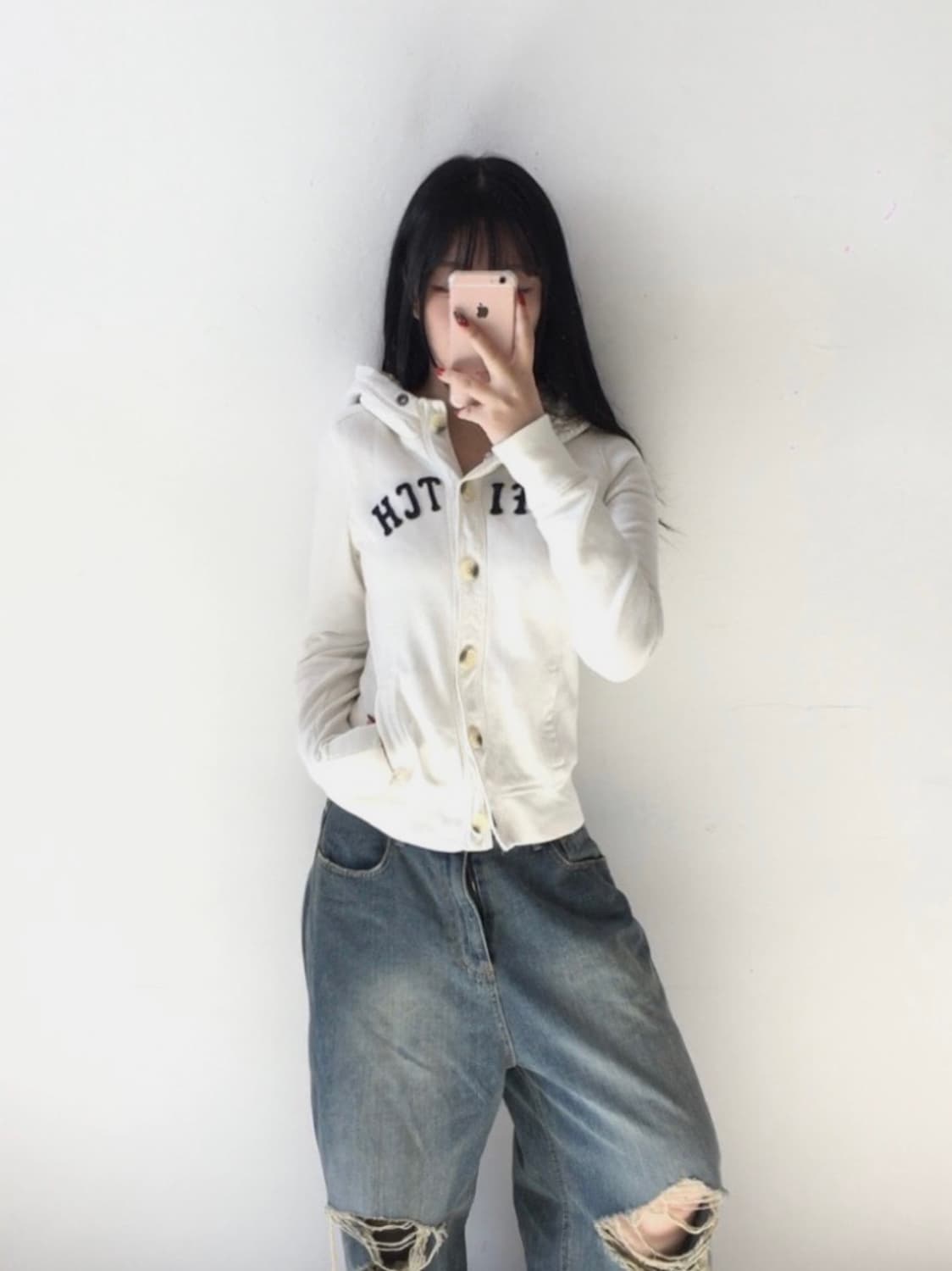 아베크롬비 버튼 후드집업 상품이미지1