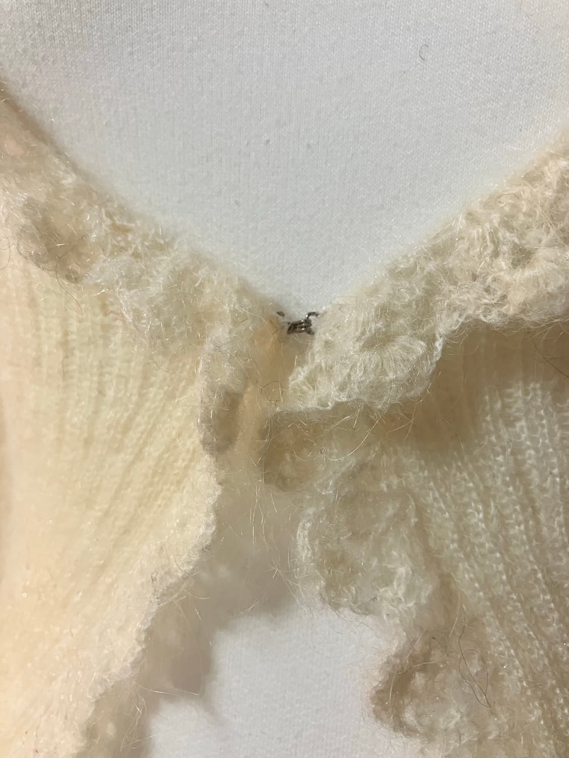 페이톤 플레이스 모헤어 레이스 가디건 일본빈티지 상품이미지3