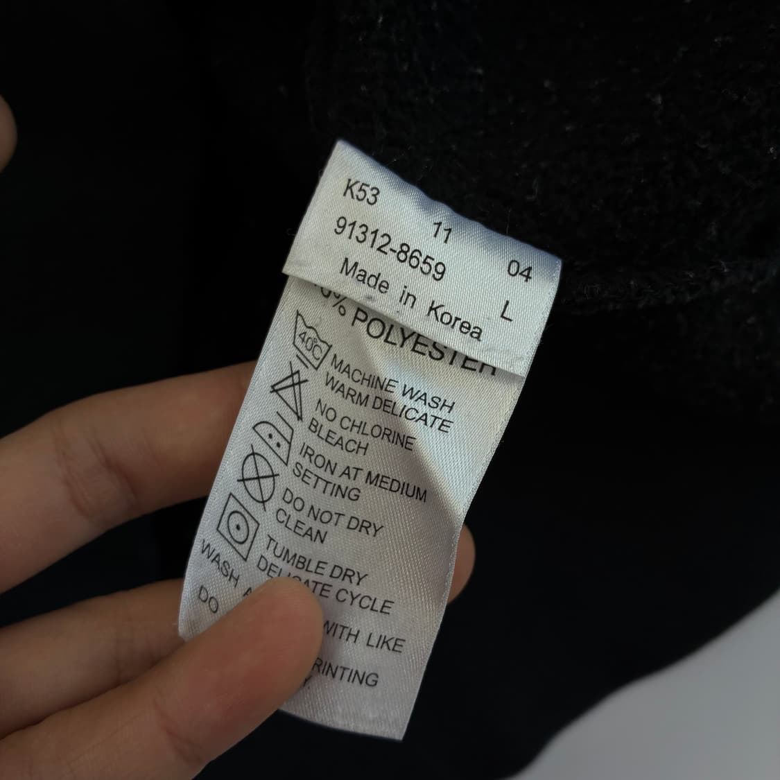 Levi's  리바이스 레드탭 심플 로고 블랙 맨투맨  상품이미지5