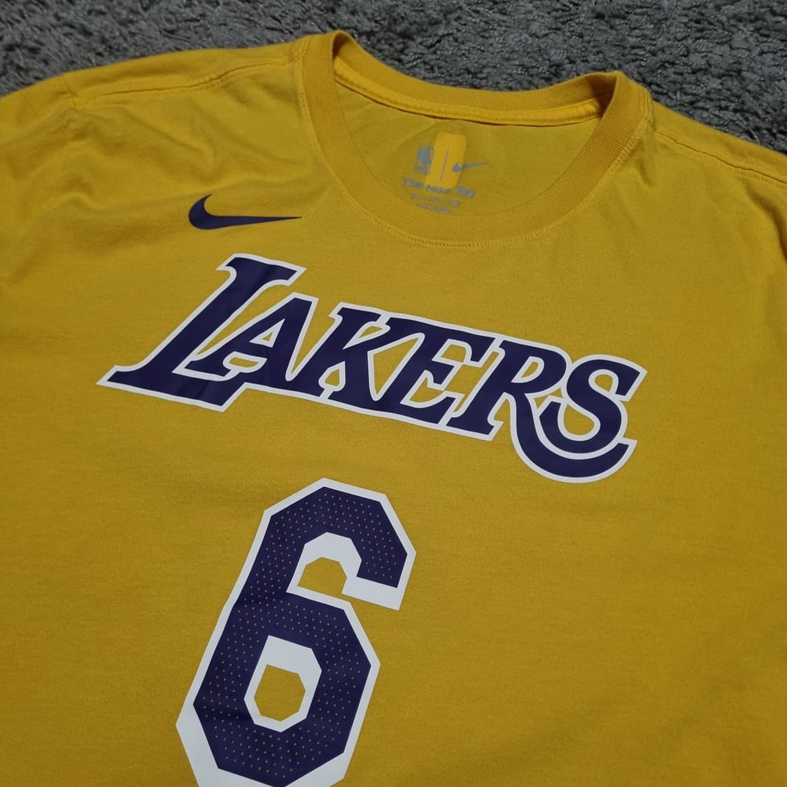 나이키 la레이커스 르브론 6번 반팔 티셔츠 xxl 115 nba 빈티지 상품이미지5