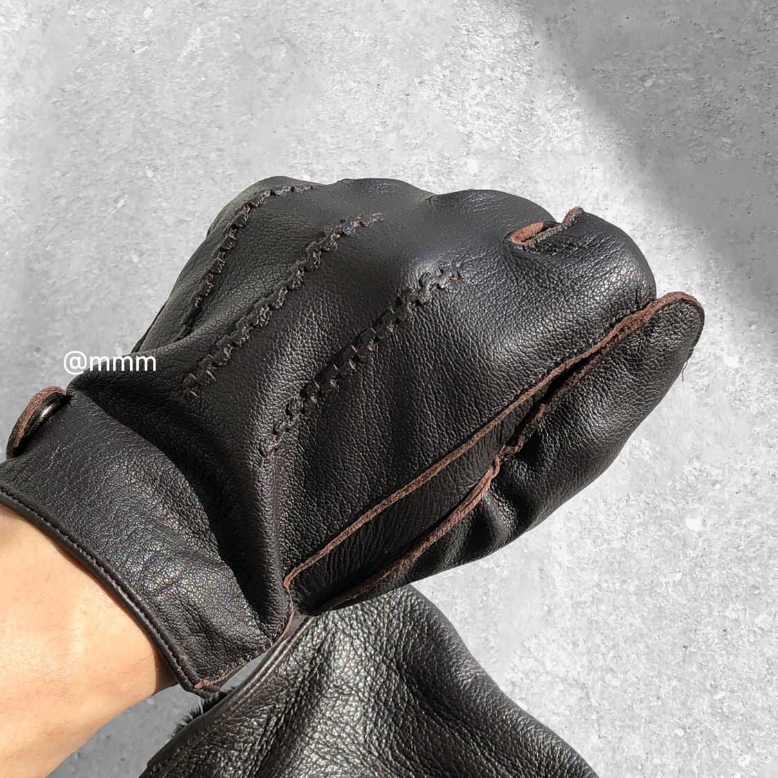 [Premium] 남자 사슴가죽 장갑 상품이미지5