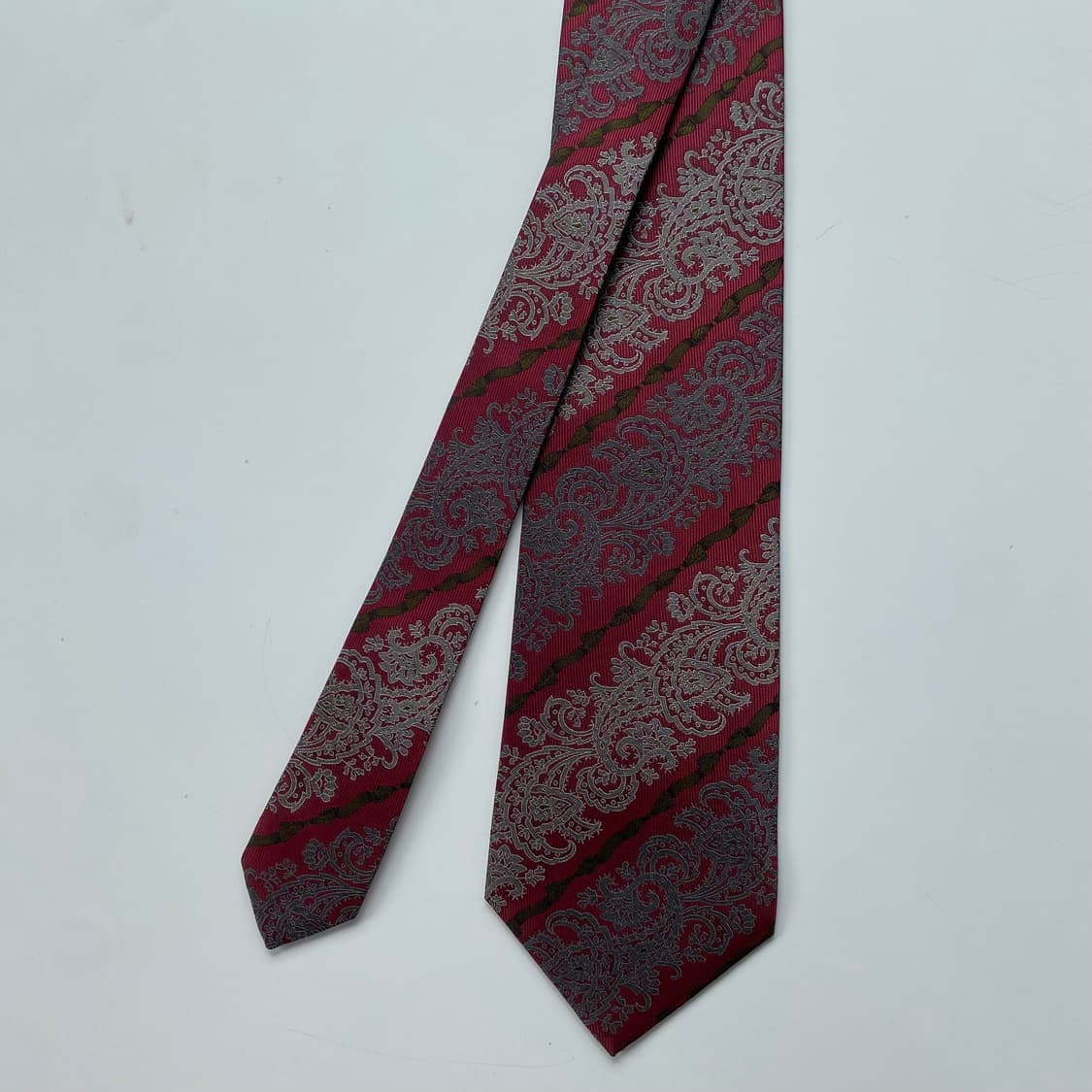 BALENCIAGA 발렌시아가 페이즐리 정품 명품 넥타이 상품이미지1