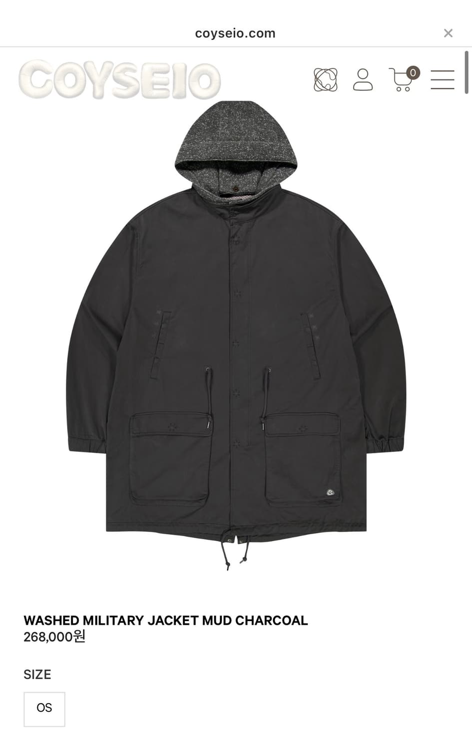 코이세이오 야상 상품이미지1