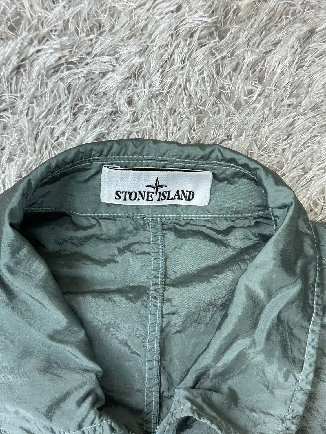 [XL] 백화점판 정품 스톤아일랜드 23SS 나일론 메탈 오버셔츠 상품이미지5