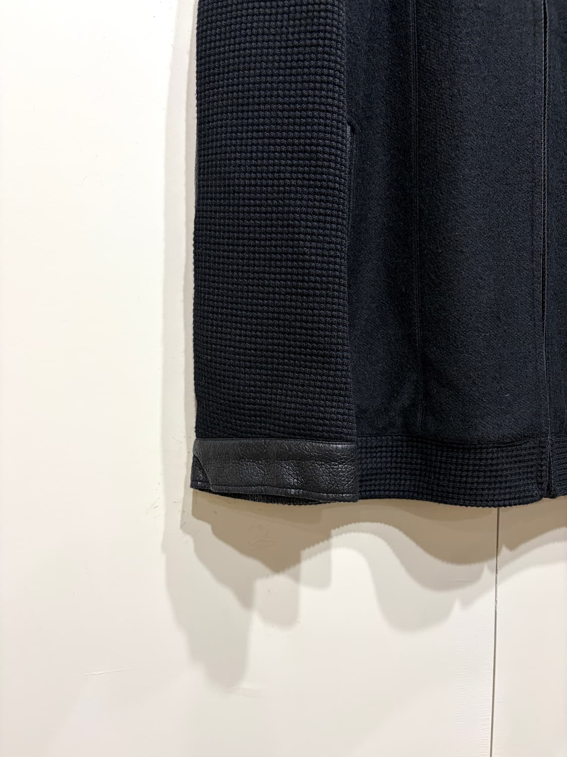 휴고 보스 울 레더 트리밍 자켓 상품이미지3