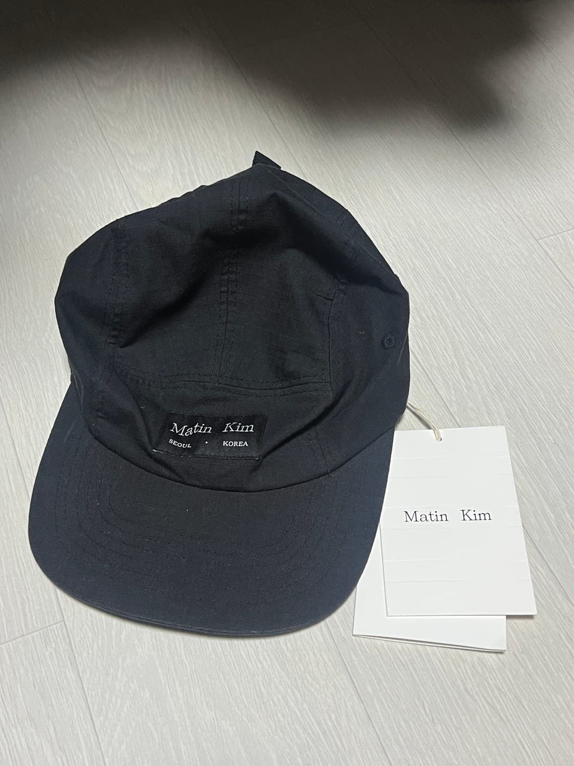 마땡킴 LOGO LABEL SOLID CAMP CAP 상품이미지2