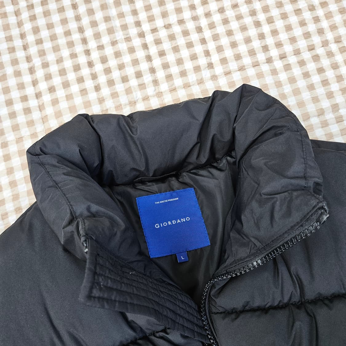 지오다노 푸퍼 숏패딩 남자100 상품이미지2