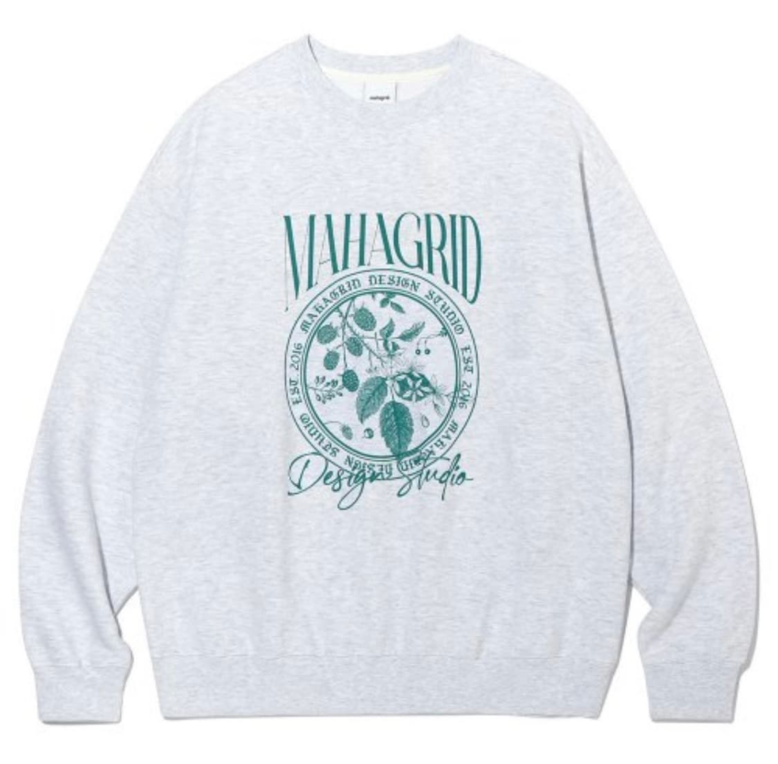 마하그리드 맨투맨 라이트그레이 s 상품이미지3