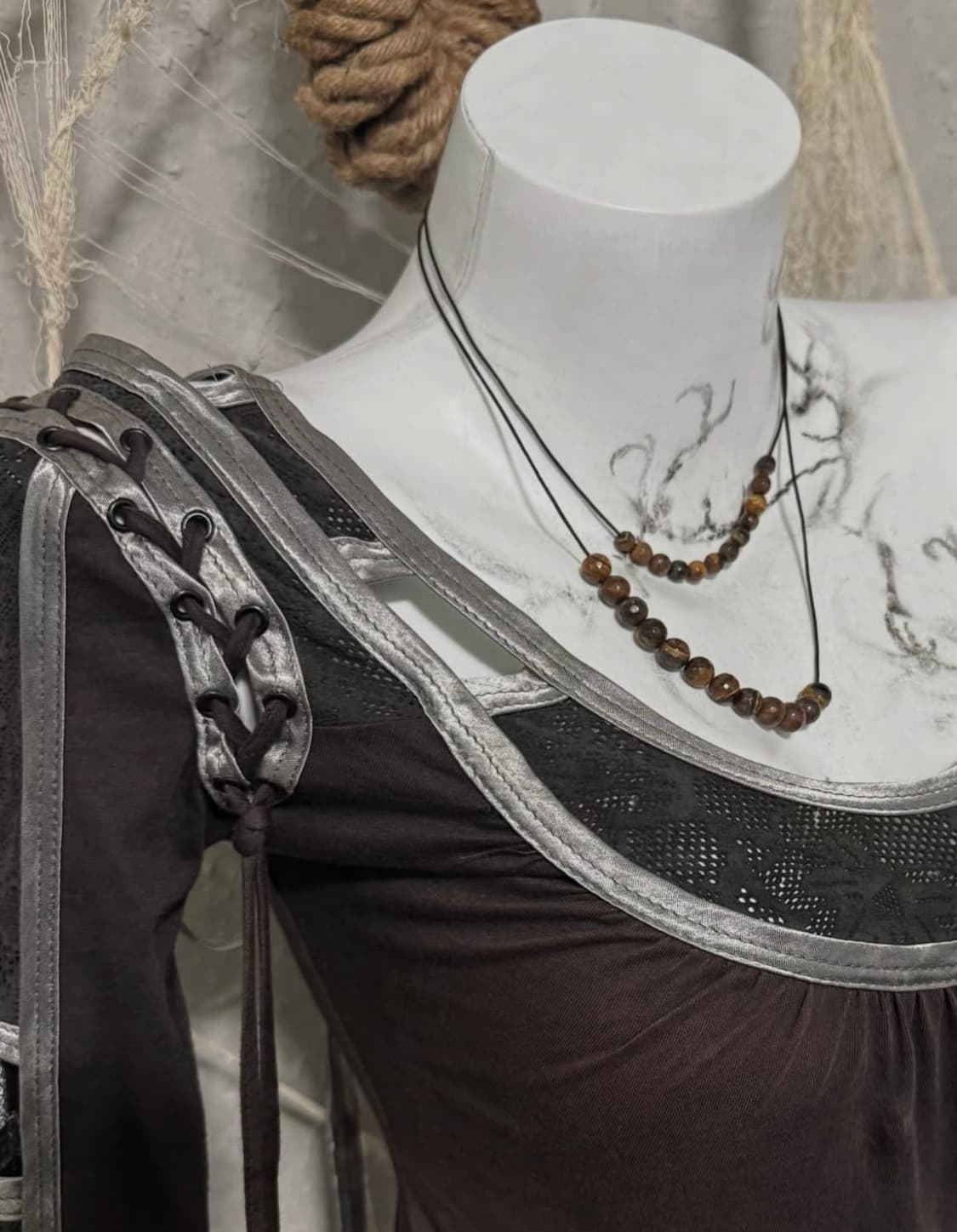 Salvage Rope Detail Onepiece 상품이미지3