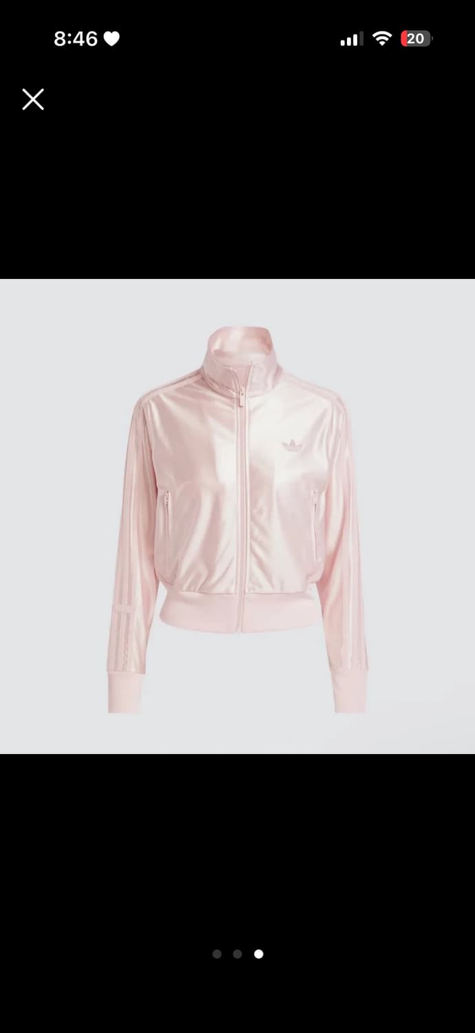 아디다스 파이어버드 피티드 새틴 트랙탑 샌디핑크 s 상품이미지3