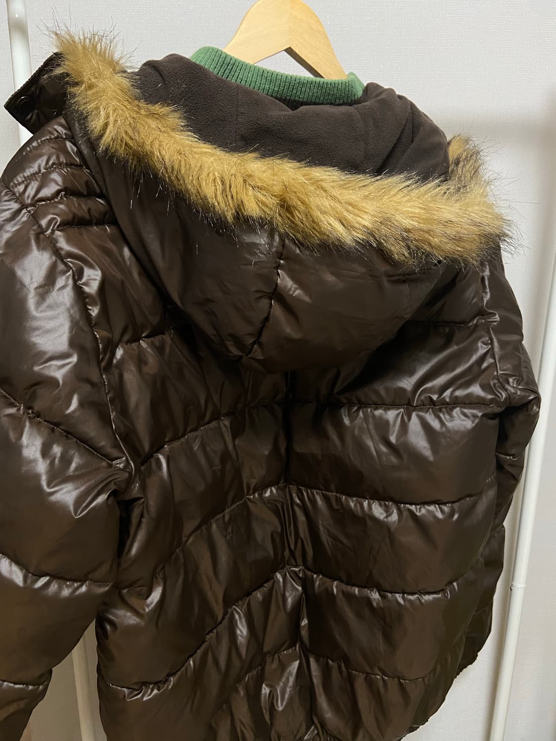 아디다스 브라운 패딩 자켓 (모자 탈부착 가능) 100 상품이미지2