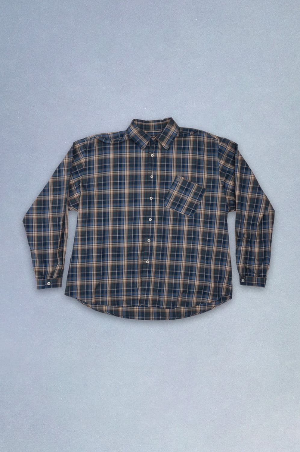 [M,L]이알엘 ERL 25fw BLUE PLAID 체크 셔츠 상품이미지1