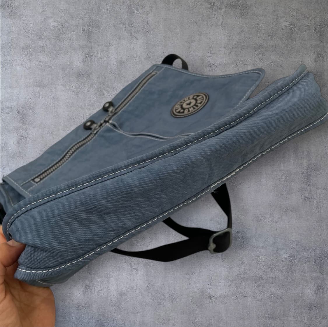 키플링 Kipling 라이트블루 멀티포켓 크로스백 상품이미지5