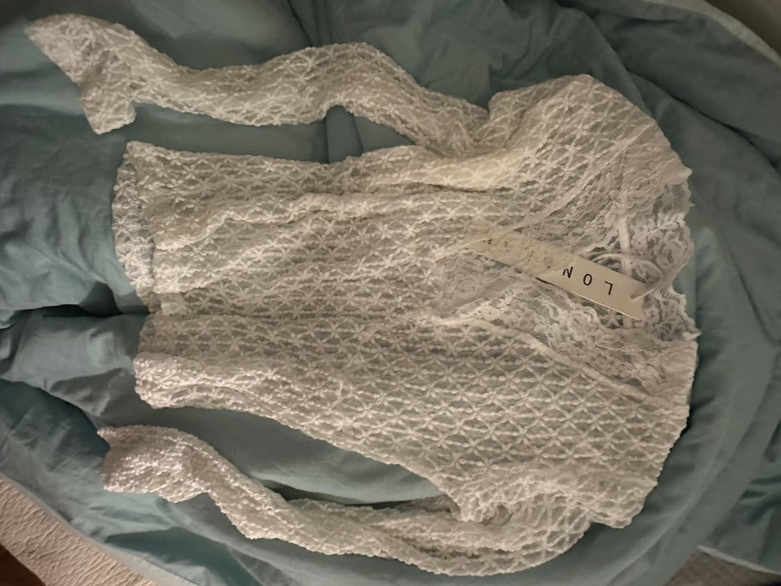 Lonslan (youth kit) 레이스 브이넥 롱 슬리브 상품이미지3