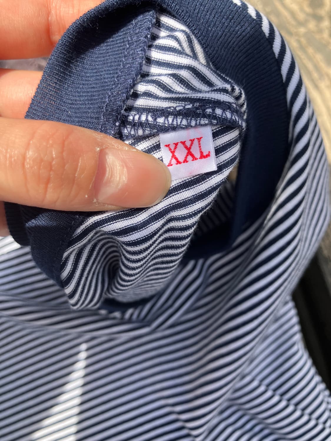 DANTON 스트라이프 포켓 반팔 2XL 상품이미지8