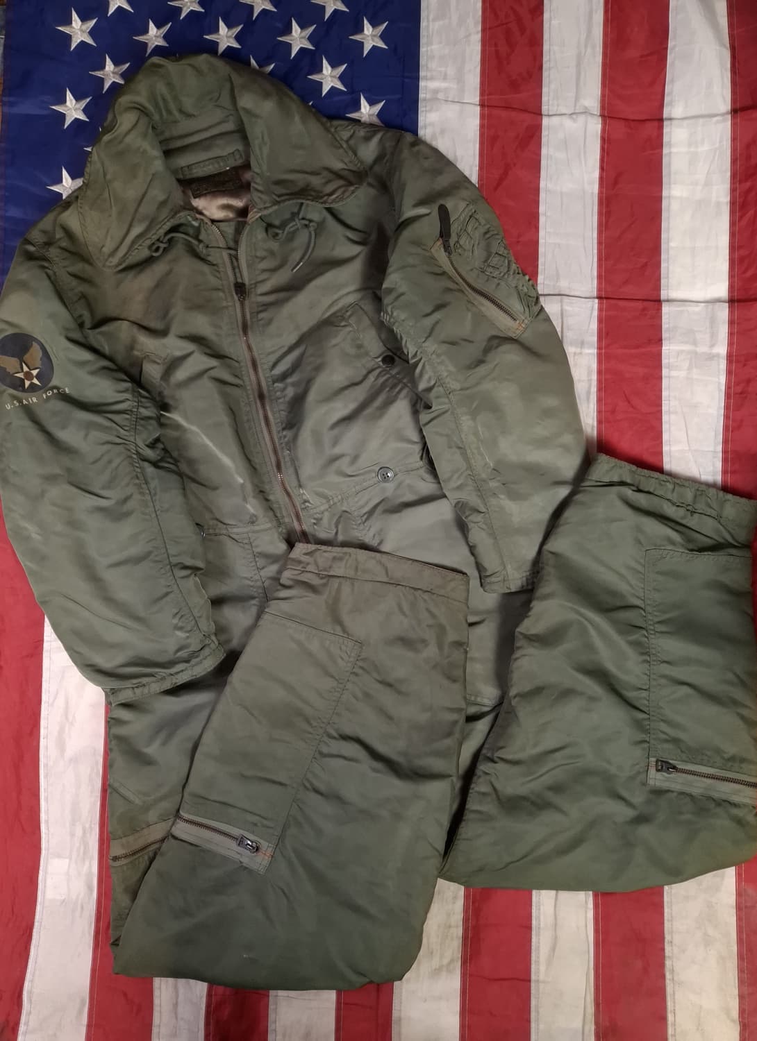 오리지날 미공군 블랙라벨 CWU-1/P 항공 커버올 상품이미지1