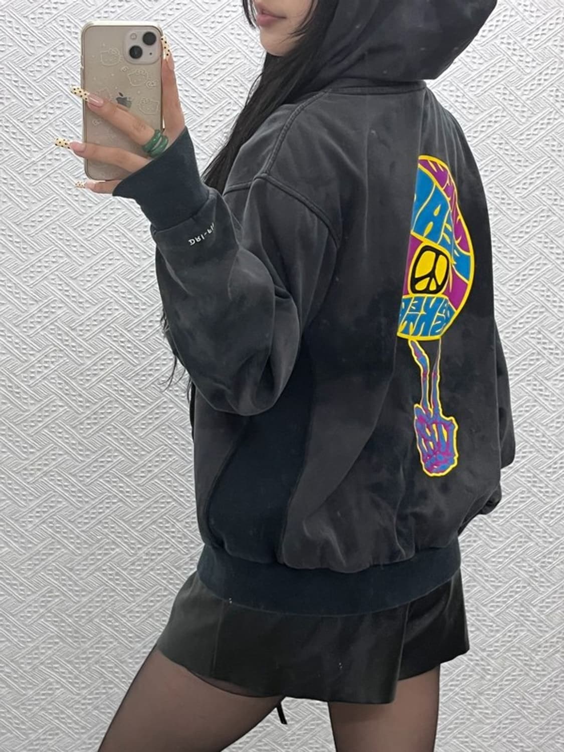 나이키 하드우드 피스러브 스트릿 펑크 키치 후드티 C10056 상품이미지1