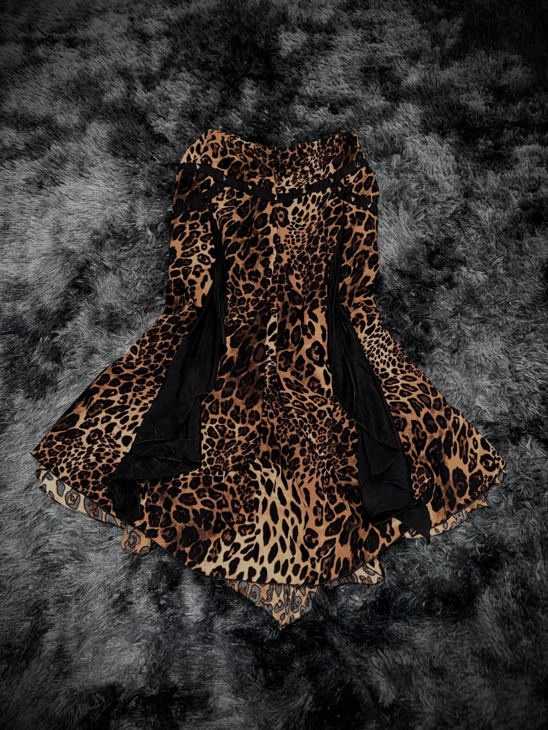 ALGONQUINS 호피 스터드 롱스커트 상품이미지2