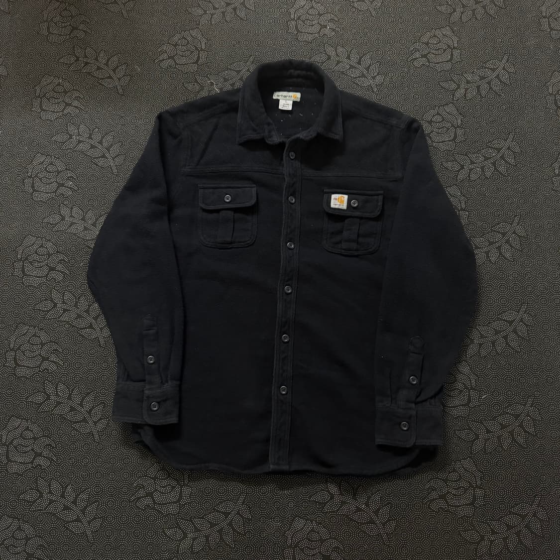 [L] carhartt 칼하트 리메이크 워크 울 셔츠 - 상품이미지1