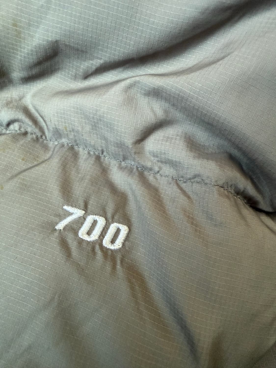 노스페이스 회색/검정 패딩 상품이미지9