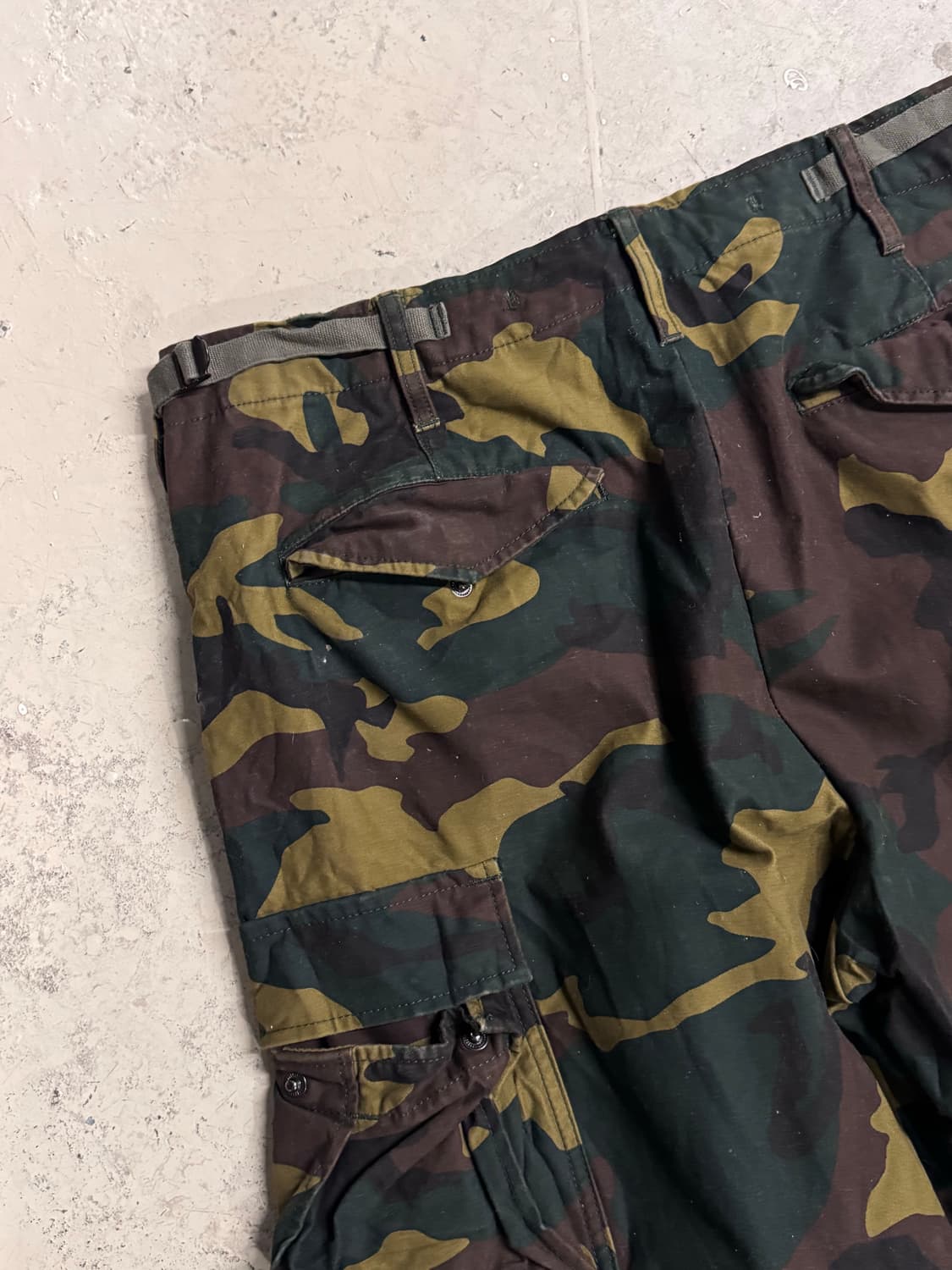 백넘버 밀리터리 카모 카고팬츠  상품이미지7