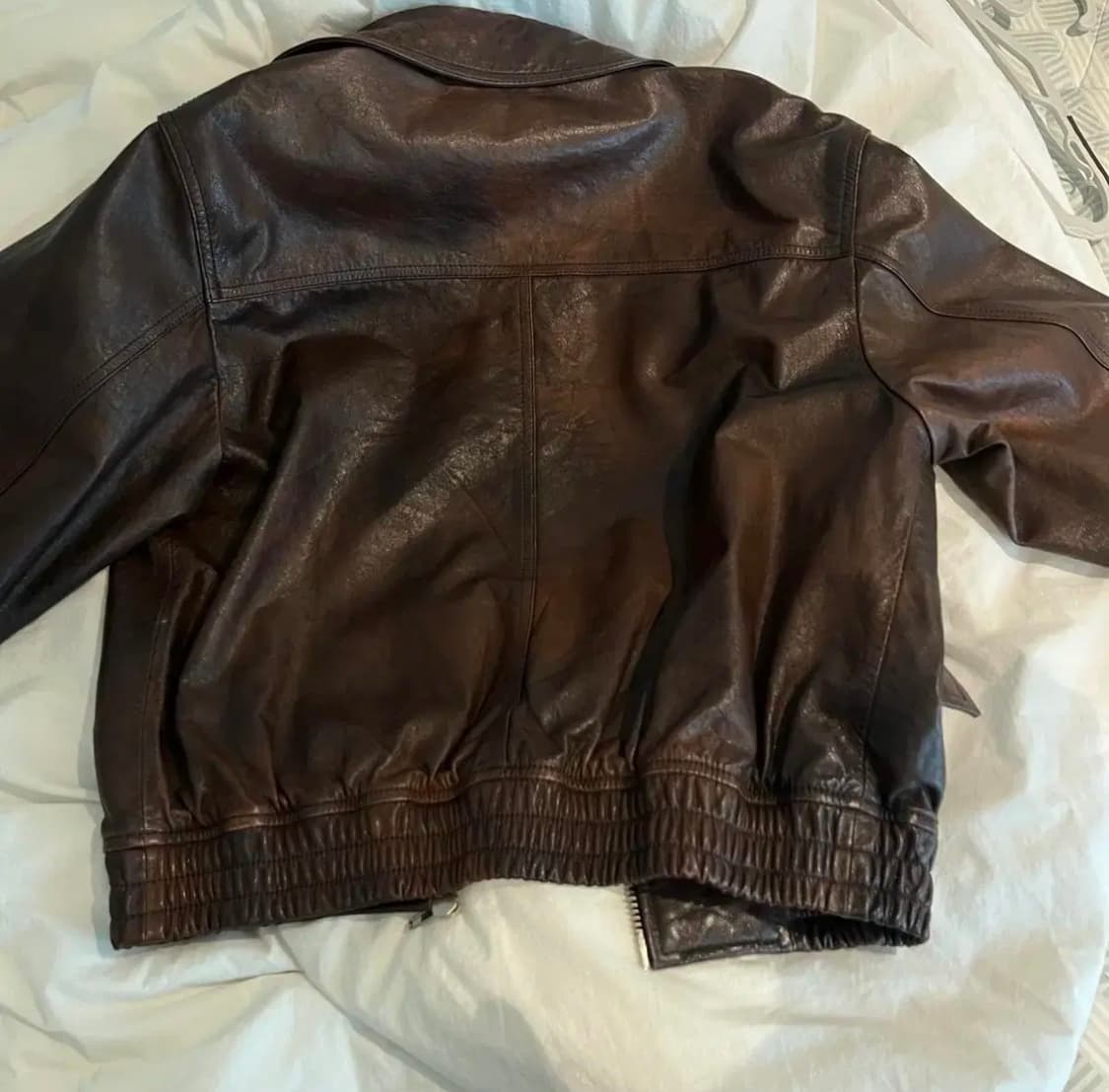 던스트 레더 블루종 자켓 상품이미지2