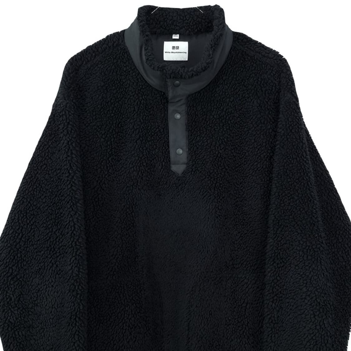 [유니클로 X 화이트마운티니어링] 오버사이즈 쉐르파 맨투맨 M18988 상품이미지4