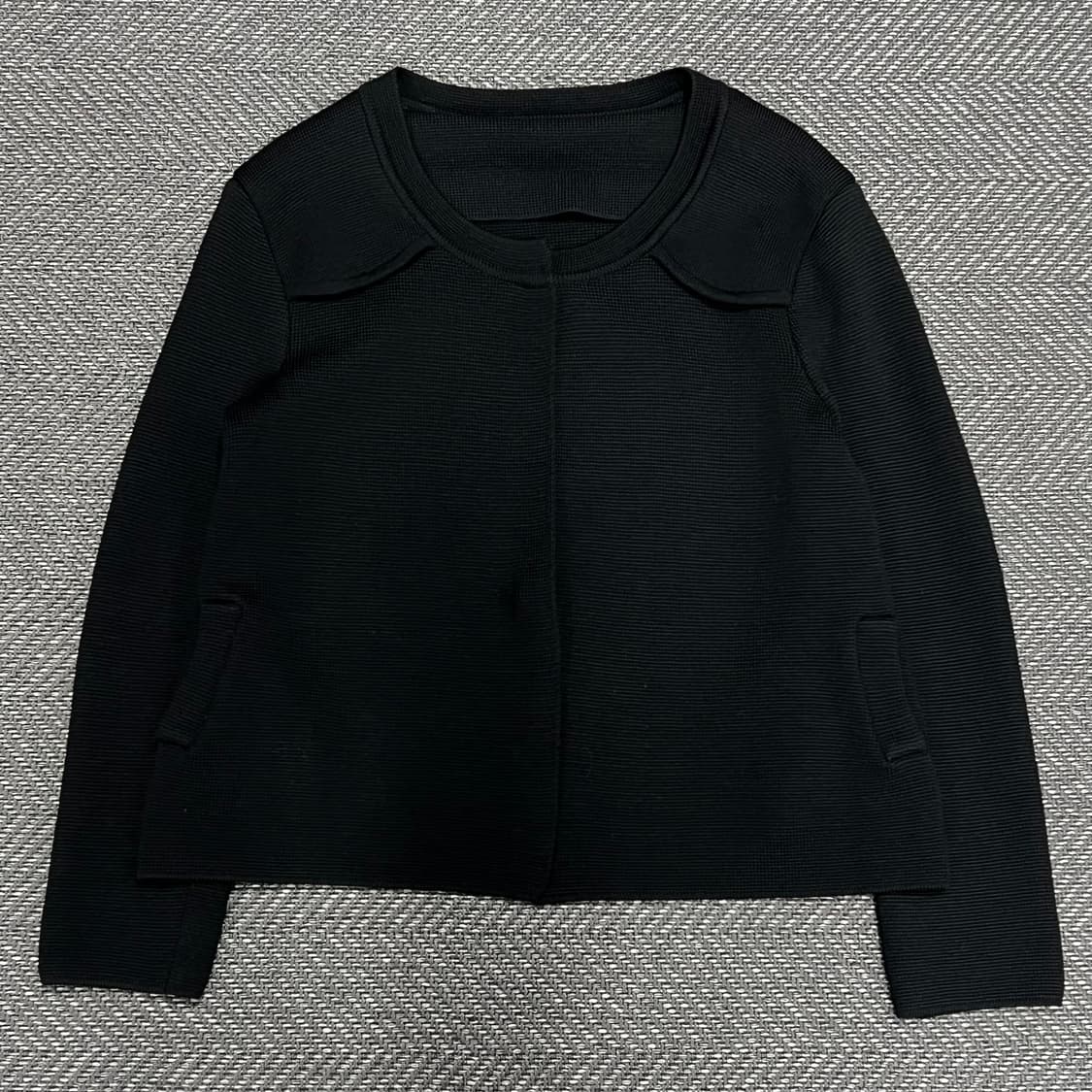 SJSJ 카라디테일 울 가디건 v1045 상품이미지1