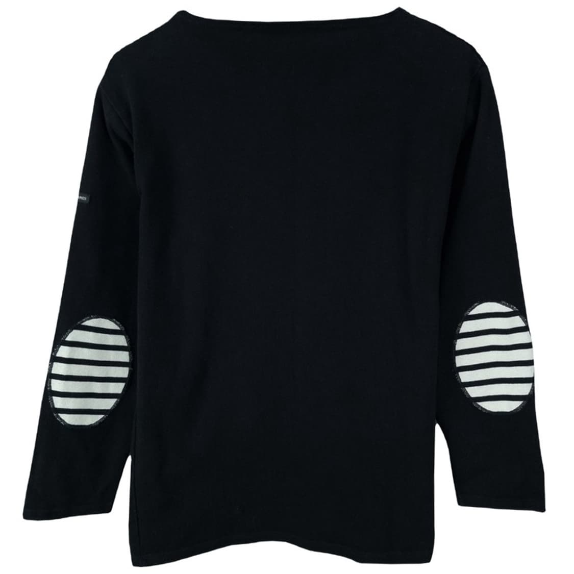 [세인트제임스] 엘보우 패치 보트넥 루즈핏 롱슬리브 긴팔티 M19298 상품이미지3