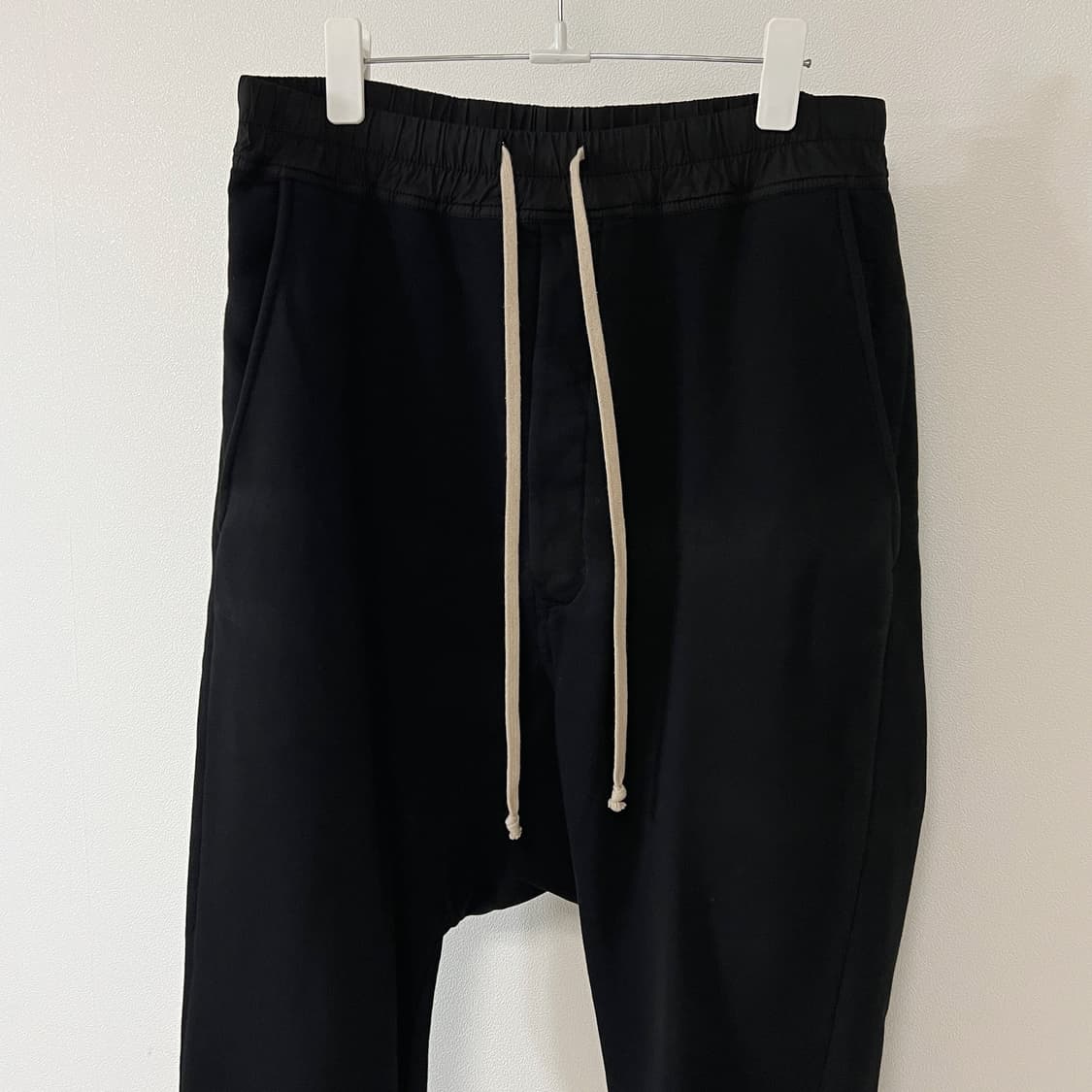 릭오웬스 16FW 다크쉐도우 프리즈너 드로우스트링 조거 팬츠 블랙 상품이미지5