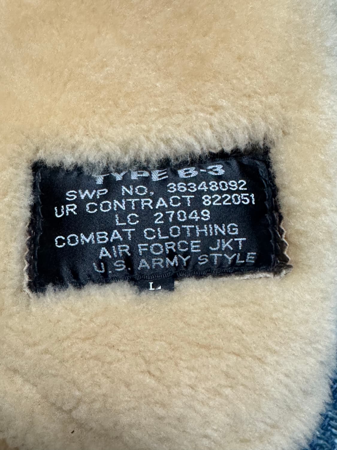 B-3 램스킨 오지리널 무스탕자켓 상품이미지5