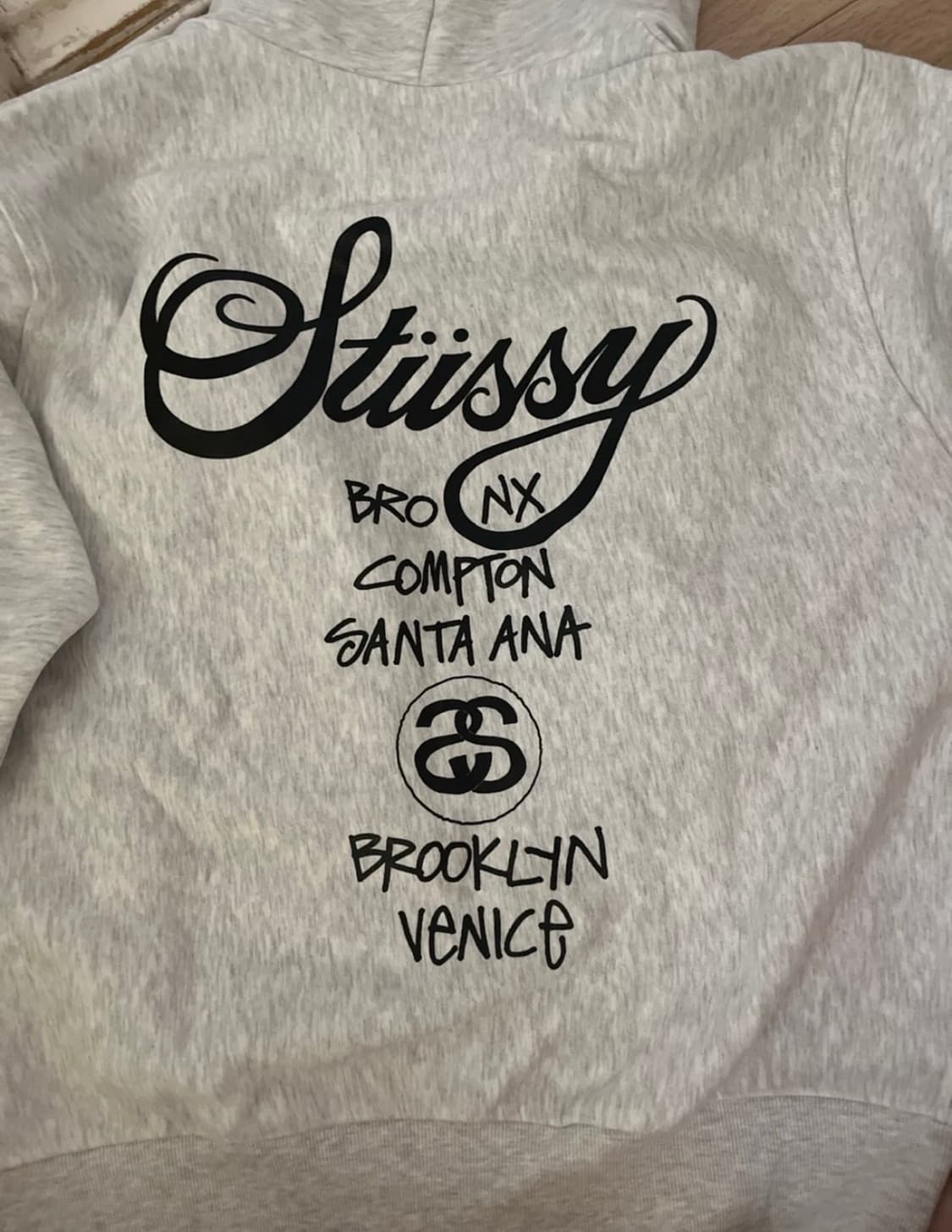 스투시 월드투어 후드집업 새상품 상품이미지1