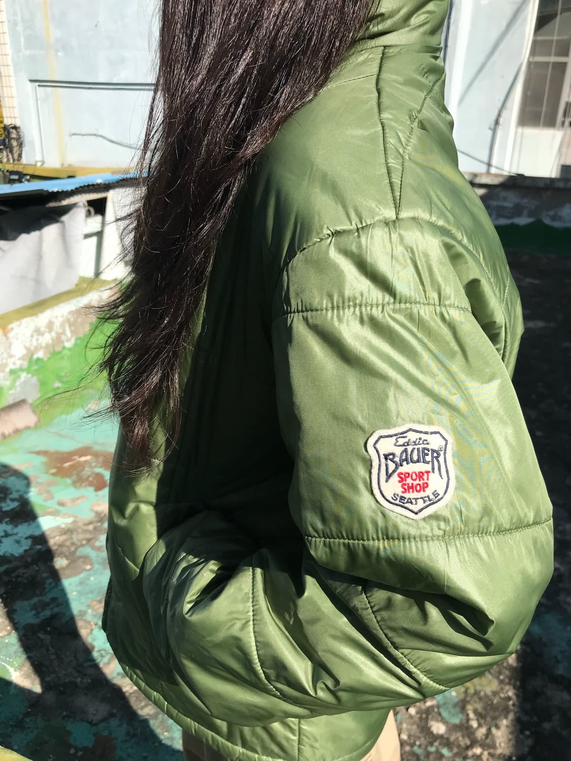 에디바우어 그린 리버시블 패딩 상품이미지2