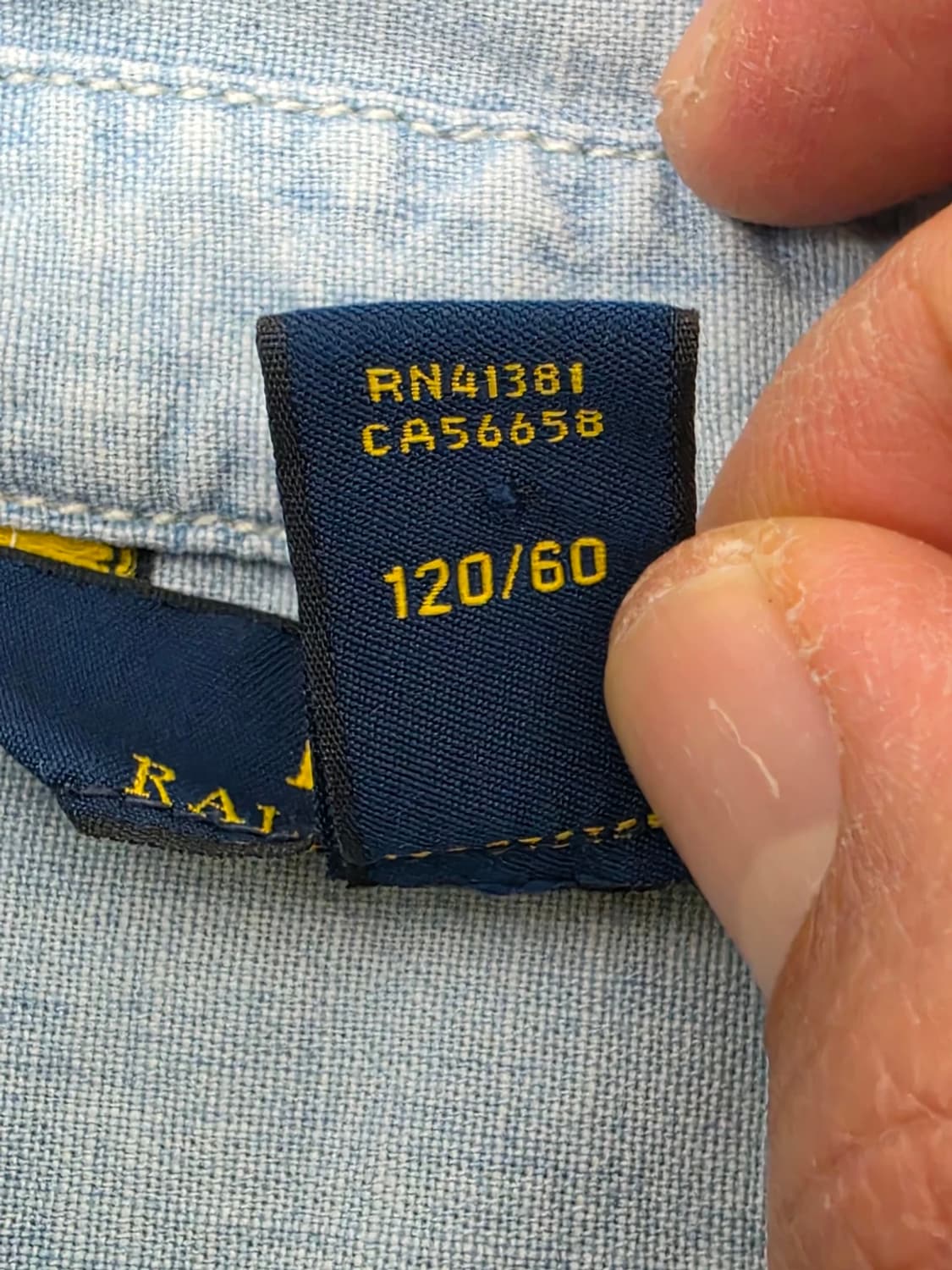 폴로랄프로렌 여아 러플 샴브레이 셔츠/블라우스 6세용 상품이미지3