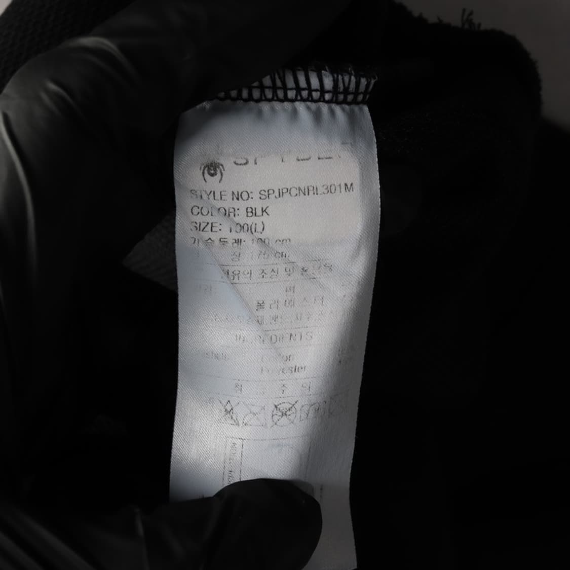 스파이더 빅로고 블랙 맨투맨 L 상품이미지6