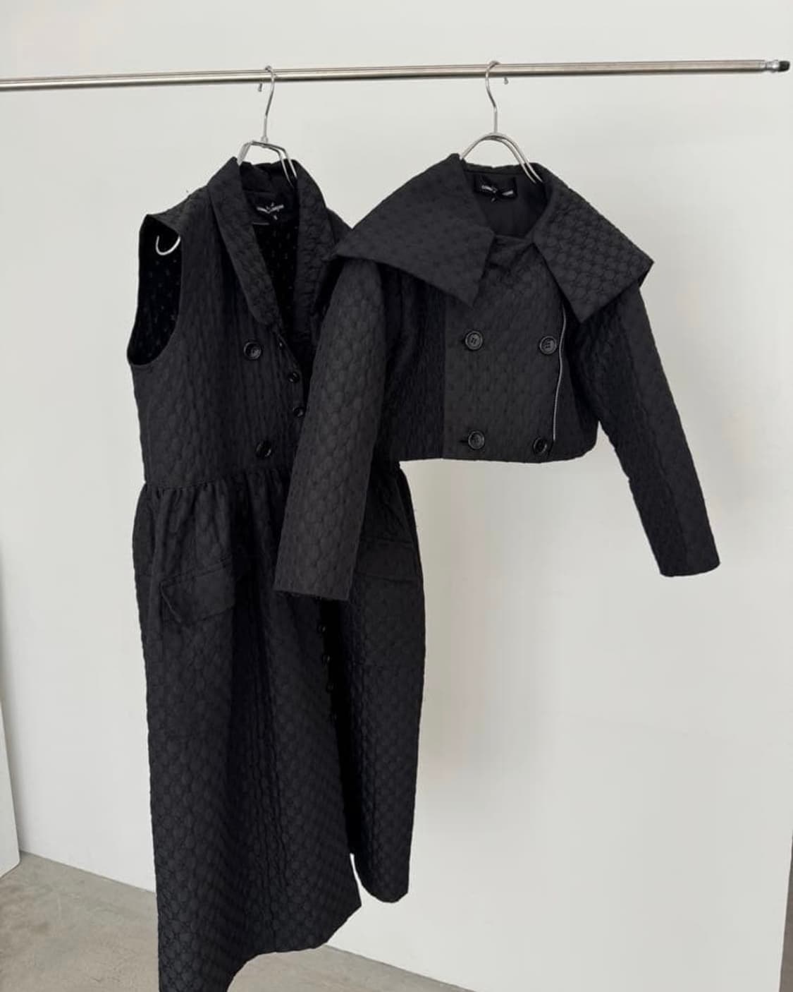 20aw 트리콧 꼼데가르송 3way 퀄팅 코트 S 상품이미지1