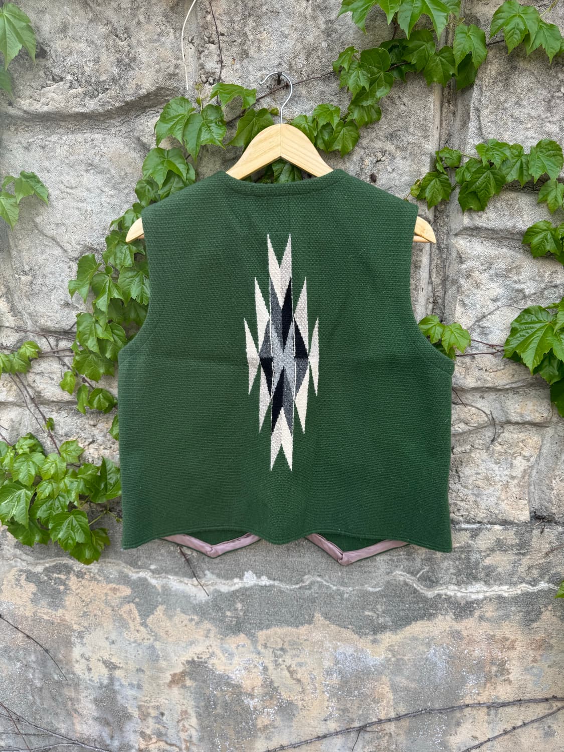 오르테가 핸드 우븐 울 네이티브 웨스턴 치마요 베스트 조끼 상품이미지2