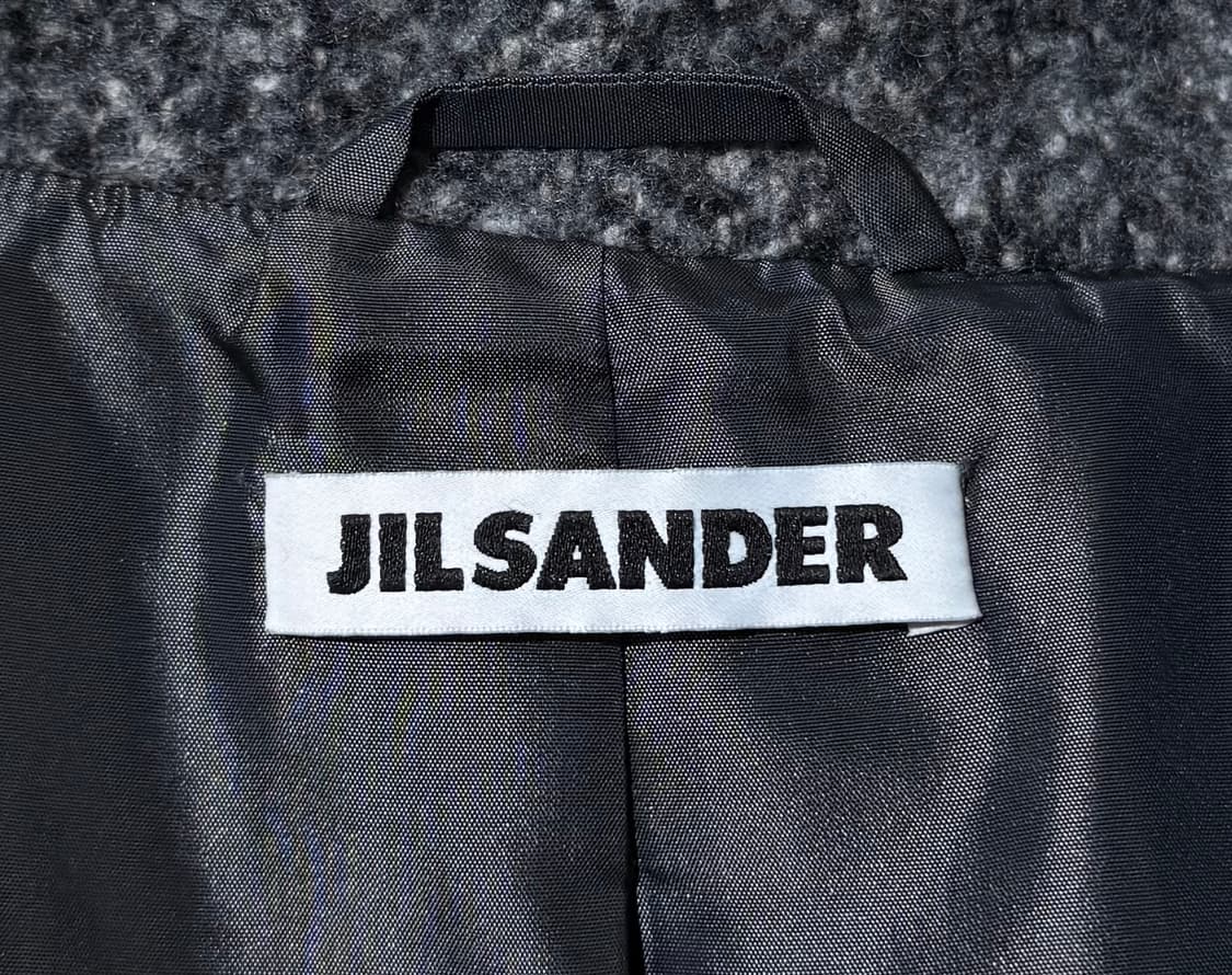 질샌더 비대칭 와이드 라펠 울 코트 상품이미지5