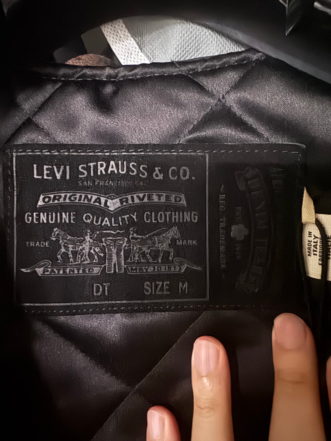 리바이스 데님티어스 레더 베스트 상품이미지3