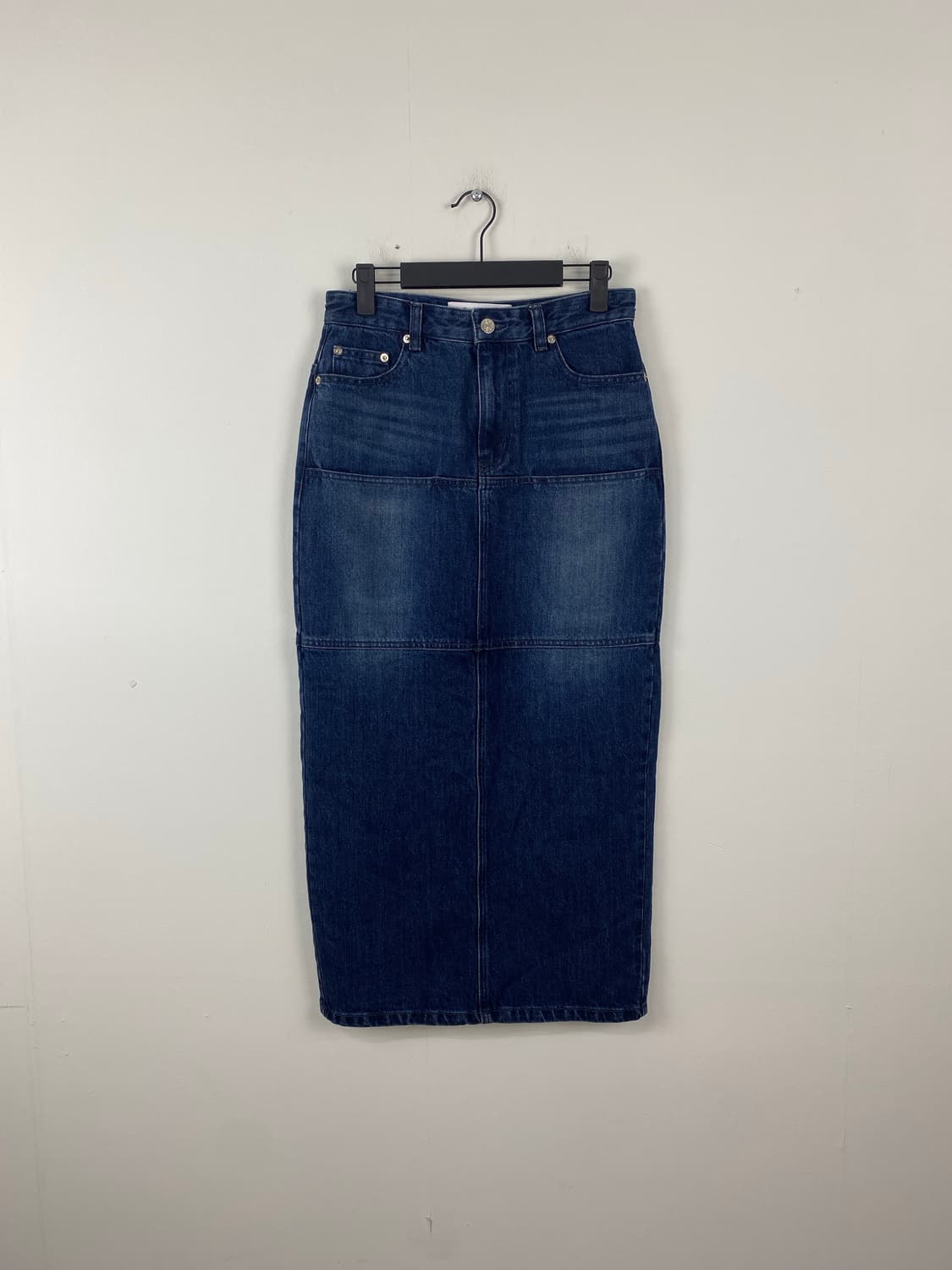 YCH 미디 데님스커트 트임 청치마 상품이미지2