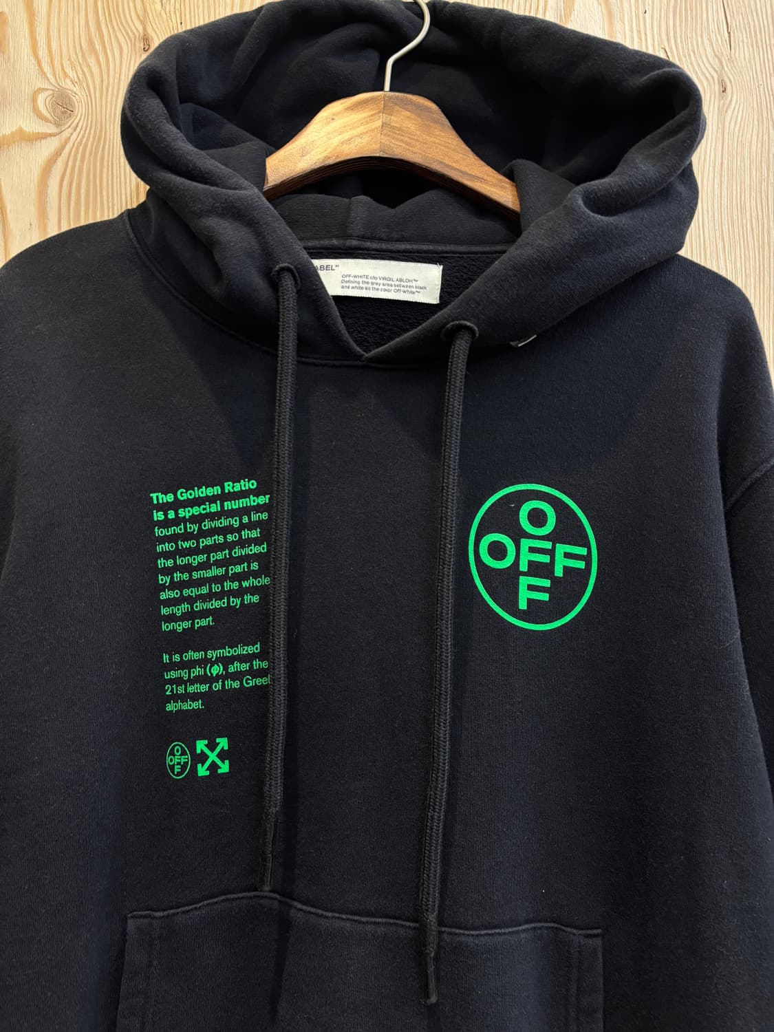 오프화이트 아치 쉐이프 후드티 상품이미지2