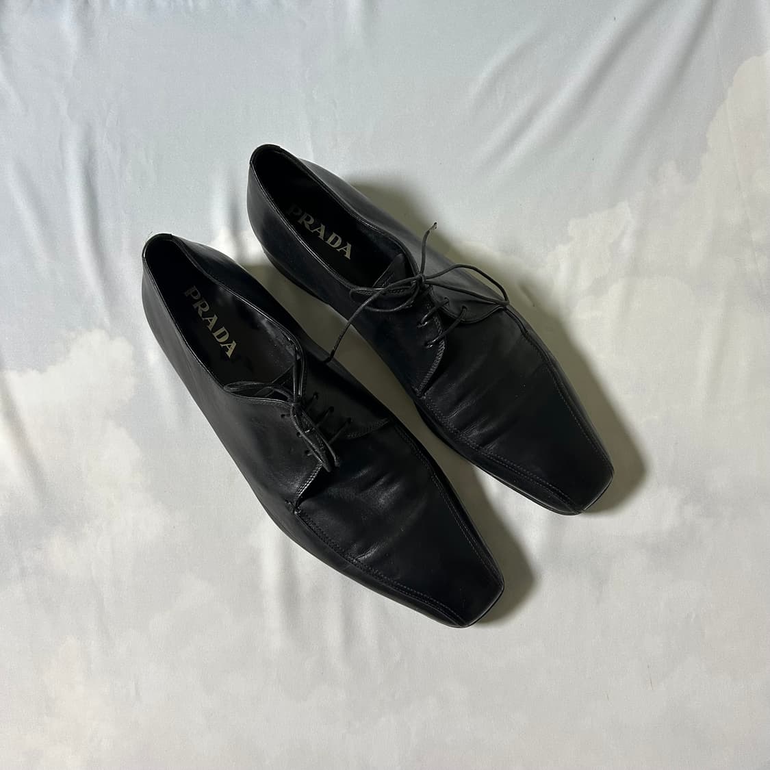 Prada classic semi square toe derby 상품이미지2