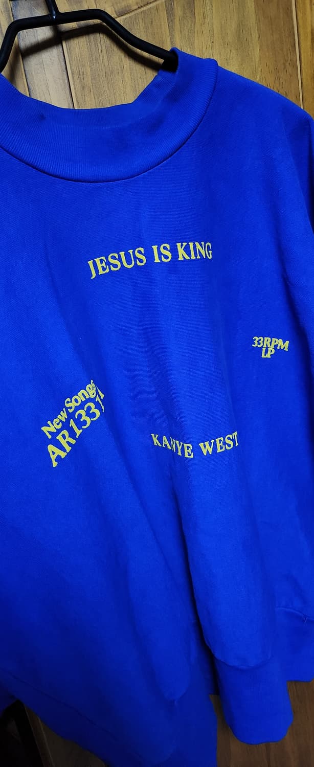 [M] 칸예 머천 맨투맨 JESUS IS KING YE KANYE 상품이미지3