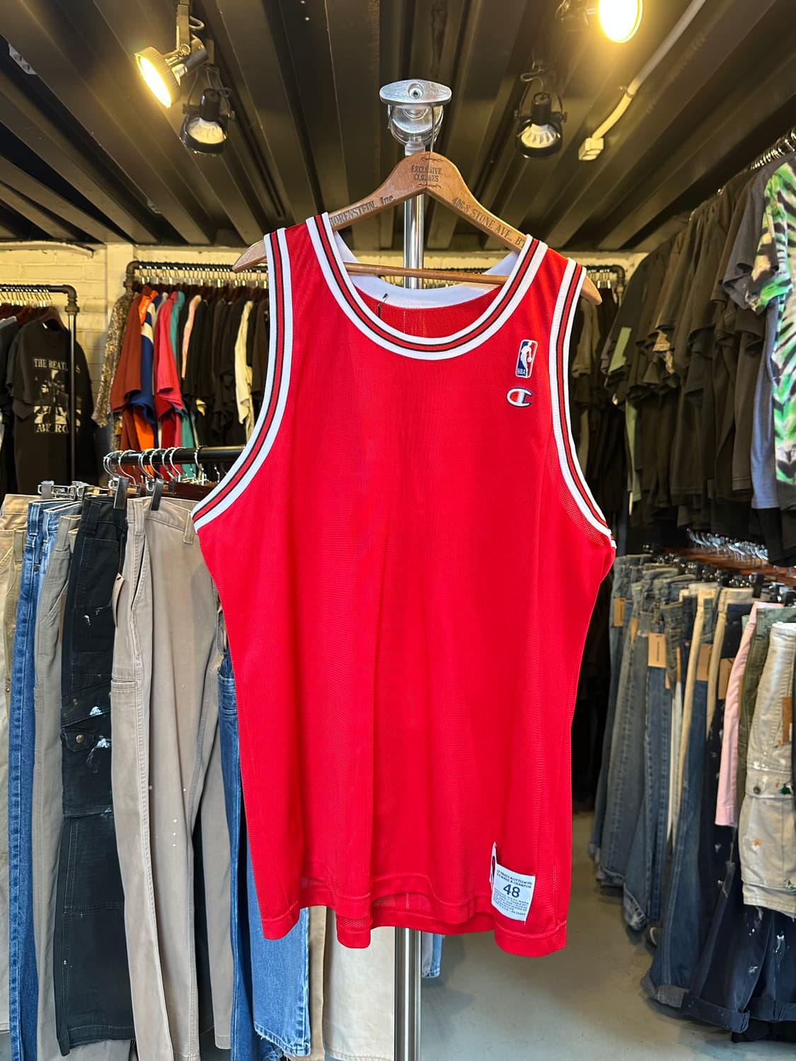 90s 챔피온 NBA 애슬레틱 마이클조던 메쉬 져지 상품이미지1