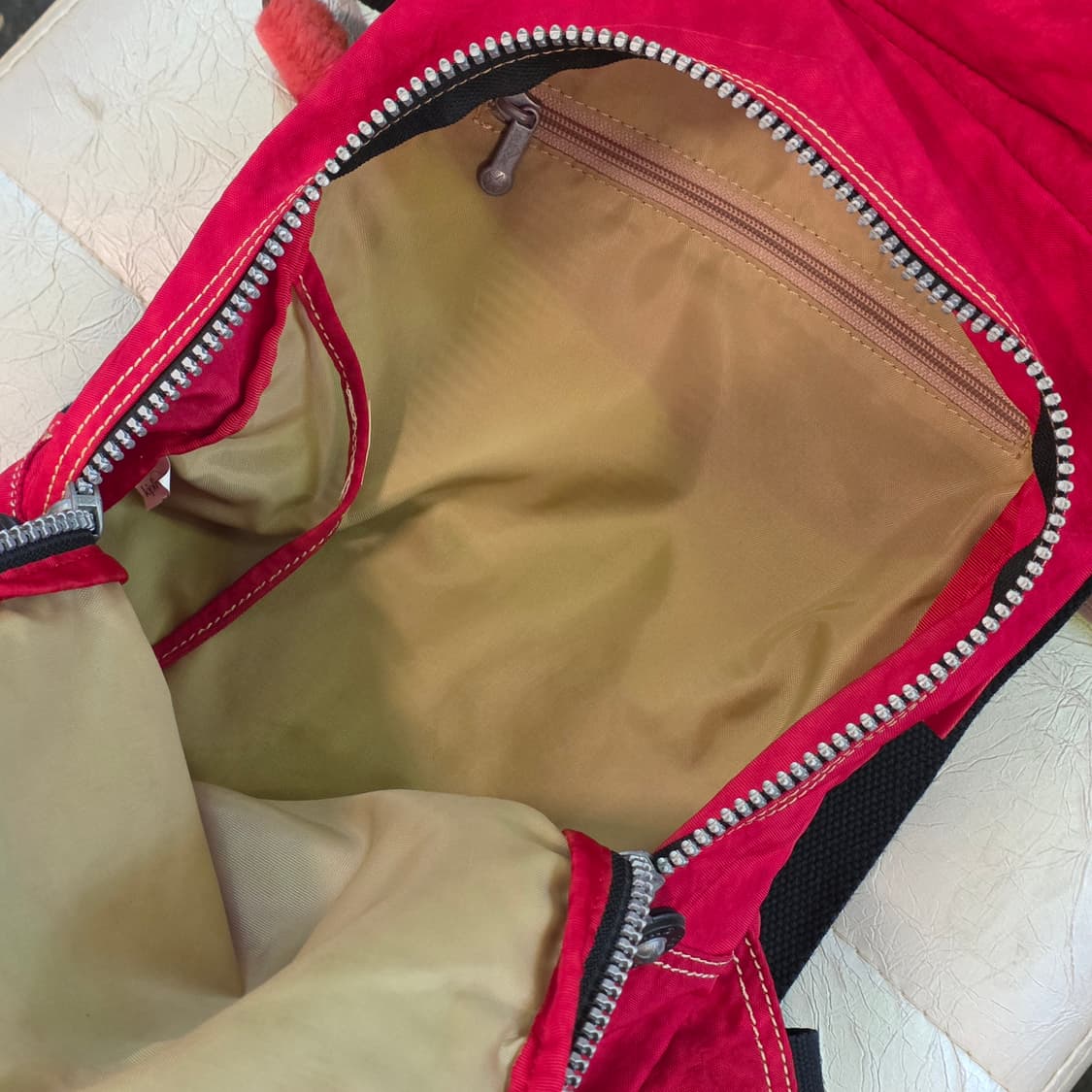 키플링 레드 백팩 상품이미지10