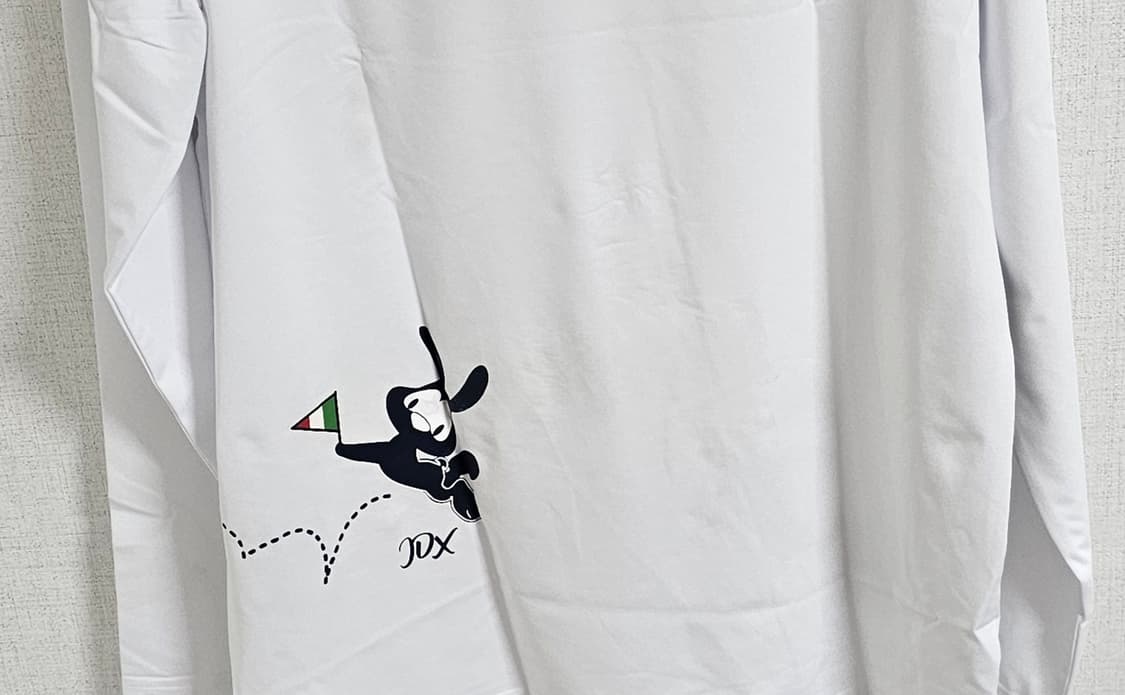 JXD 골프남성폴로티흰색L새상품미사용 상품이미지4