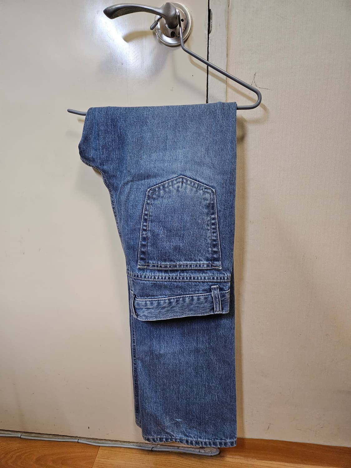 44) 엘무드 타임리스 스트레이트 데님 솔트블루 상품이미지2