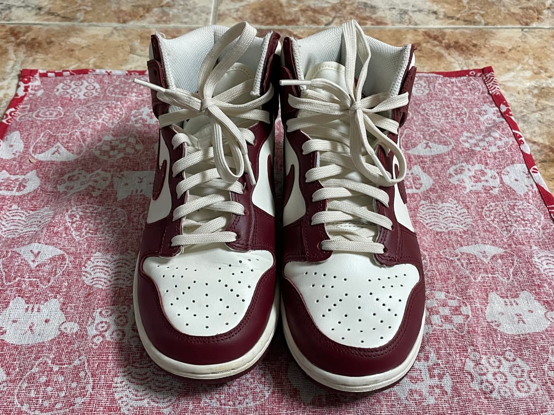 급처)W)나이키 덩크 하이 팀 레드 230 상품이미지2